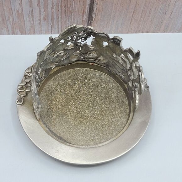 Vintage Pewter Fairy & Dragonfly Decorative Candleholder By PartyLite - Picture 8 of 10